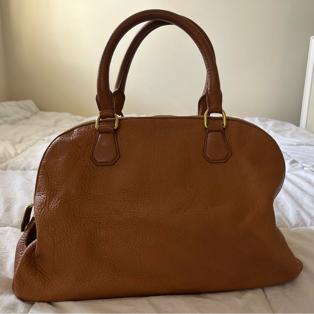JCrew Biennial Satchel Large Tan Purse Bag